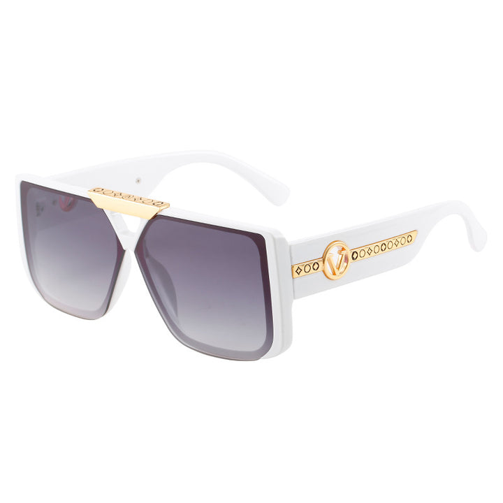 Dame elegant firkantet solbrille Luvikno