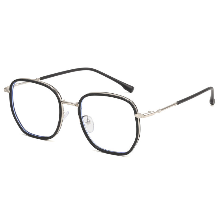 Dame geometrisk oversized solbrille Luvikno