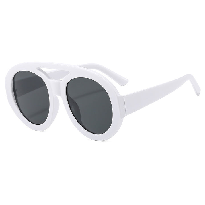 Dame Mote Solbriller i futuristisk oversized-design Luvikno
