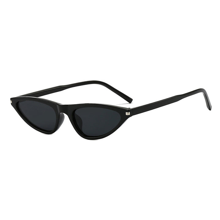 Dame Cat-Eye solbriller med elegant plastikkramme og UV-beskyttelse Luvikno