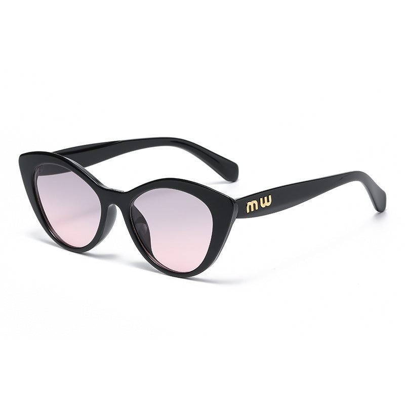 Kvinnenes fashionable cat-eye solbriller med UV-beskyttelse Luvikno