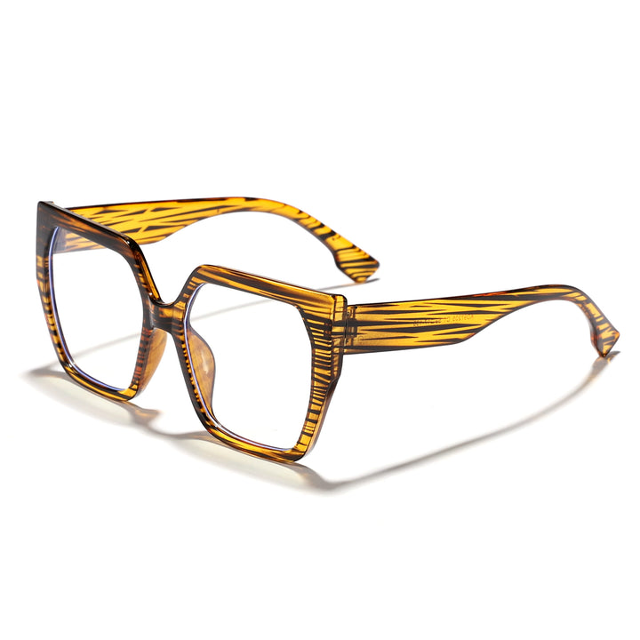 Dame oversized kvadratisk solbrille med enestående komfort og moderne design Luvikno