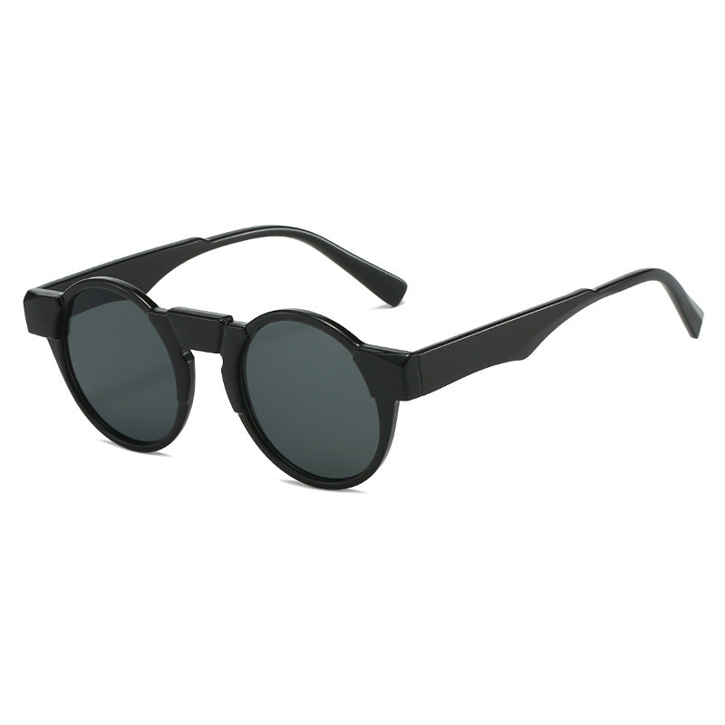 Dame moteriktig lesebrille med innovativt rundt rammedesign Luvikno