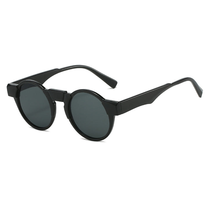 Dame moteriktig lesebrille med innovativt rundt rammedesign Luvikno