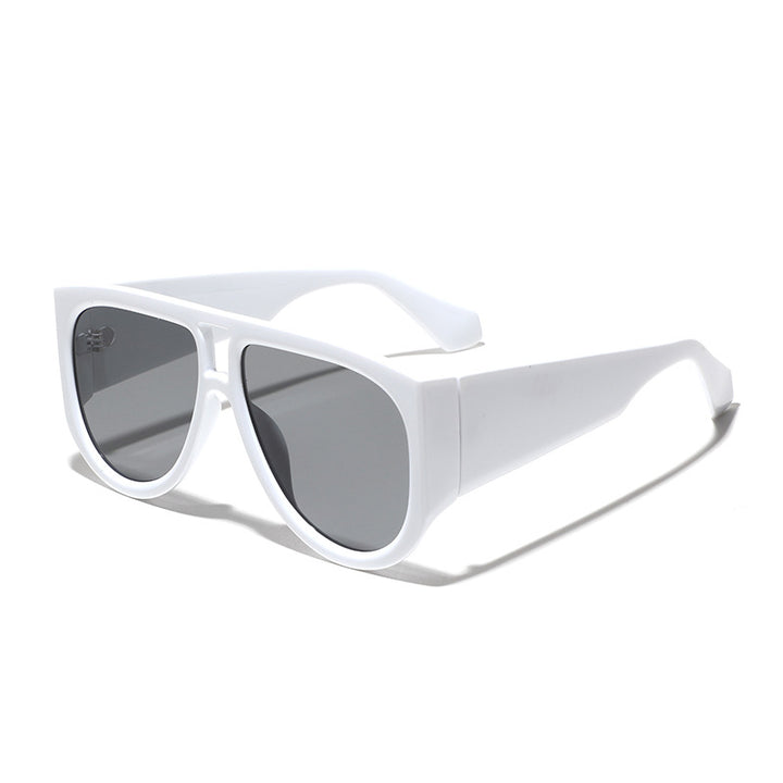 Damer fashionable oversized solbriller med ergonomisk ramme Luvikno
