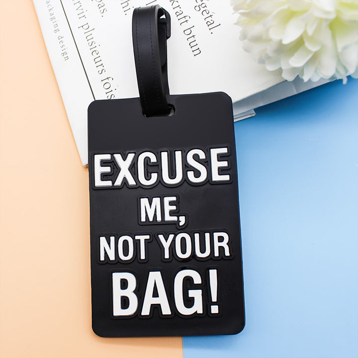 Unisex Bagasjelapp med humoristisk sitat Luvikno