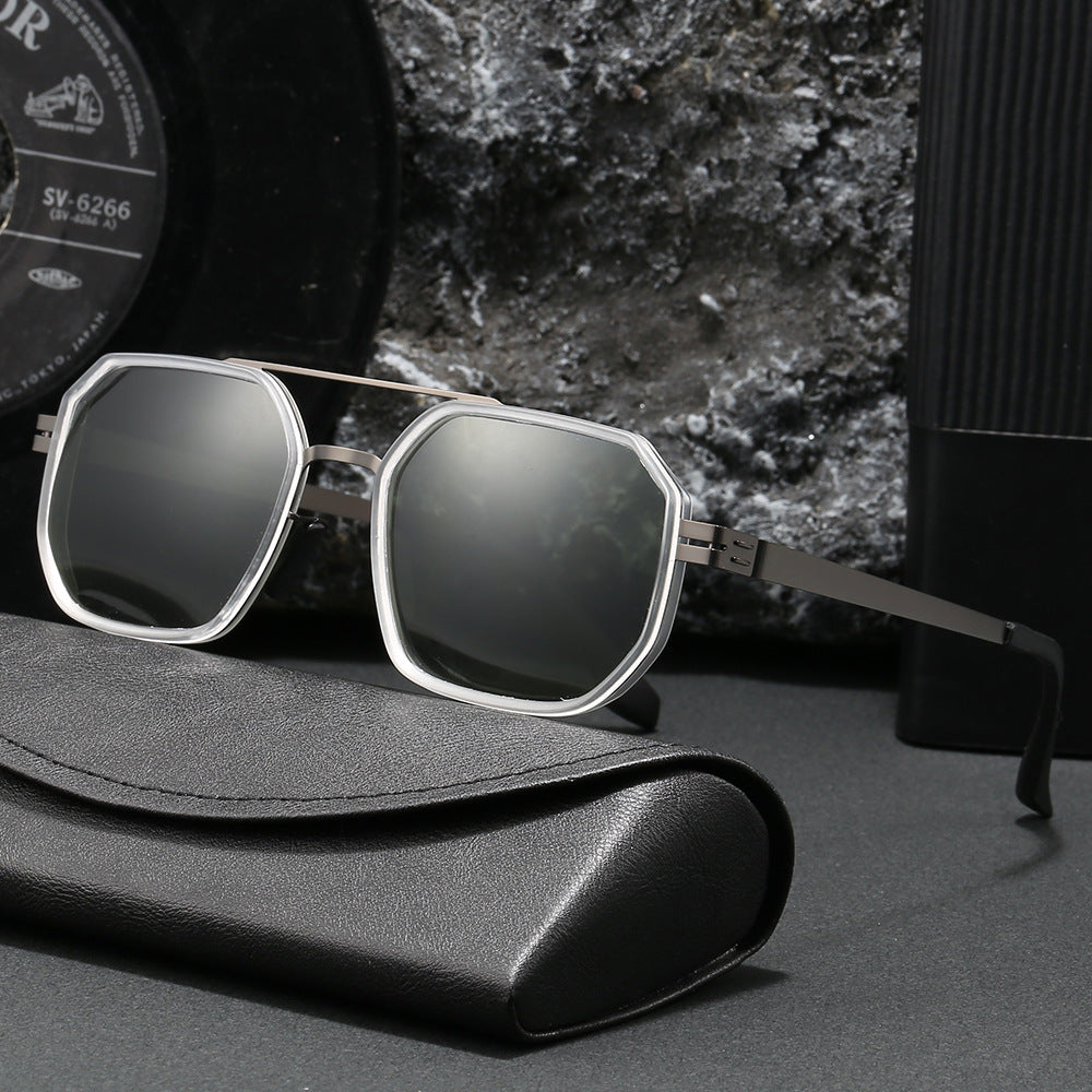 Damer Elegant Åttkantet Solbrille Luvikno