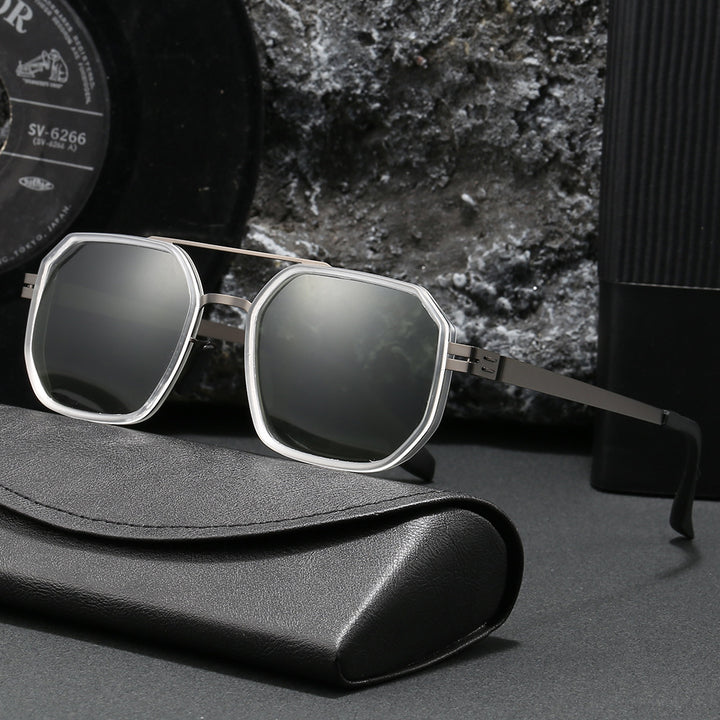 Damer Elegant Åttkantet Solbrille Luvikno