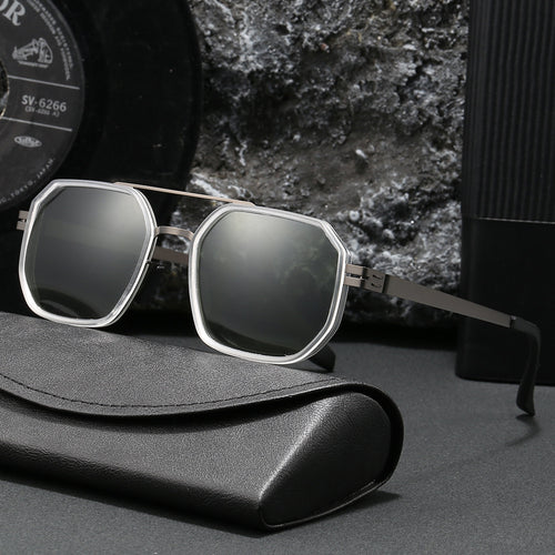 Damer Elegant Åttkantet Solbrille Luvikno