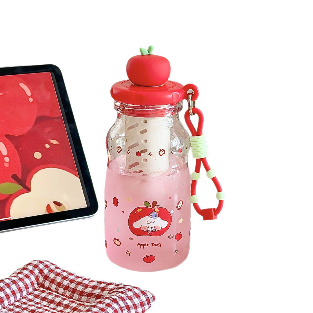 Dame kreativ drikkeflaske med fruktmotiv Luvikno