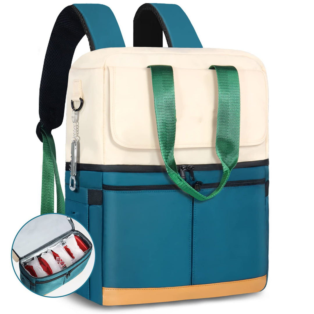 Unisex Isolert Fritids Transport Bag med Eksterne Lommer Luvikno