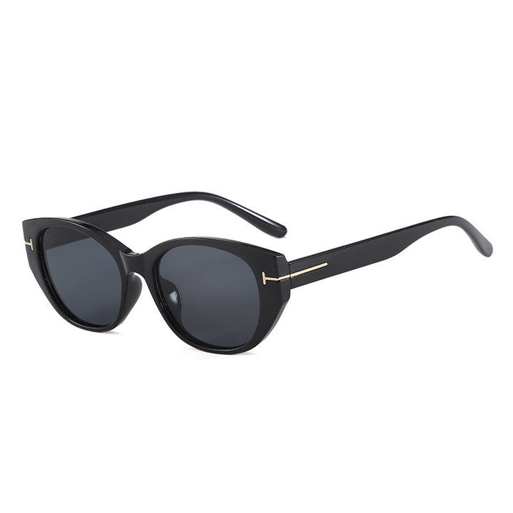 Damer Cat-Eye solbriller med elegant ramme og beskyttende UV-filter Luvikno