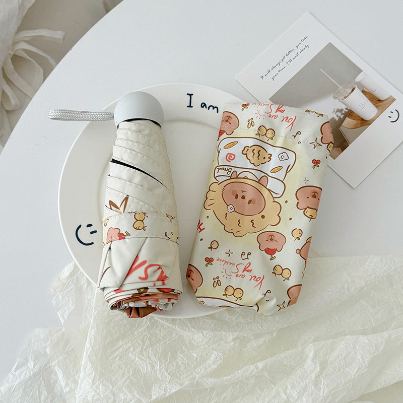 Dame Automatisk paraply med leken design Luvikno