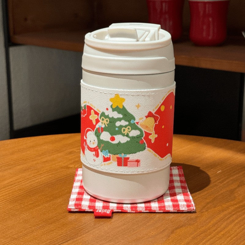 Dame Isolert kaffe-kopp med elegant design og sikkert lokksystem Luvikno