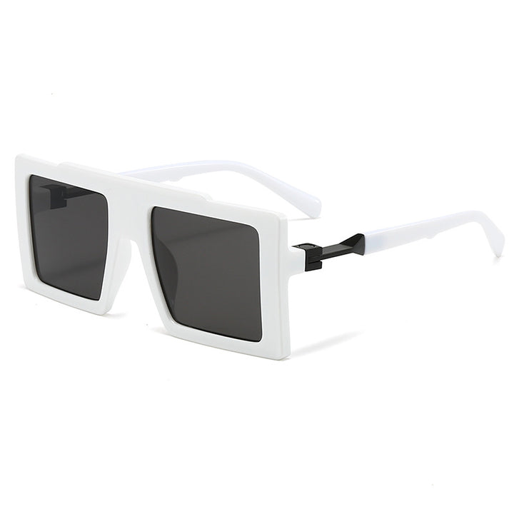 Dame moteriktig solbrille med rektangulær ramme Luvikno
