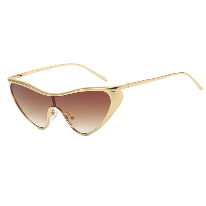 Damer ekstravagant formet solbrille med beskyttende UV-filter Luvikno