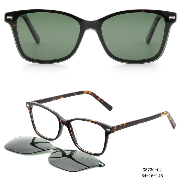Dame solbrille i moteriktig dual-design Luvikno