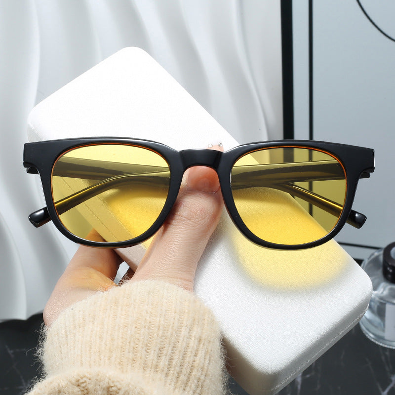 Dame moter Cat-Eye solbriller med høykvalitets plastikkramme Luvikno