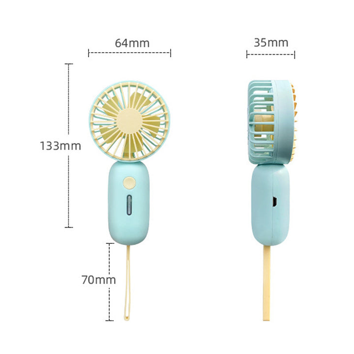 Unisex Bærbar USB-Håndvifte med moderne design Luvikno