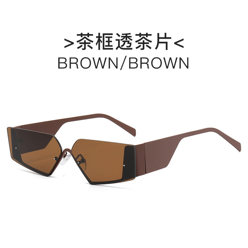 Dame eksklusiv geometrisk solbrille Luvikno