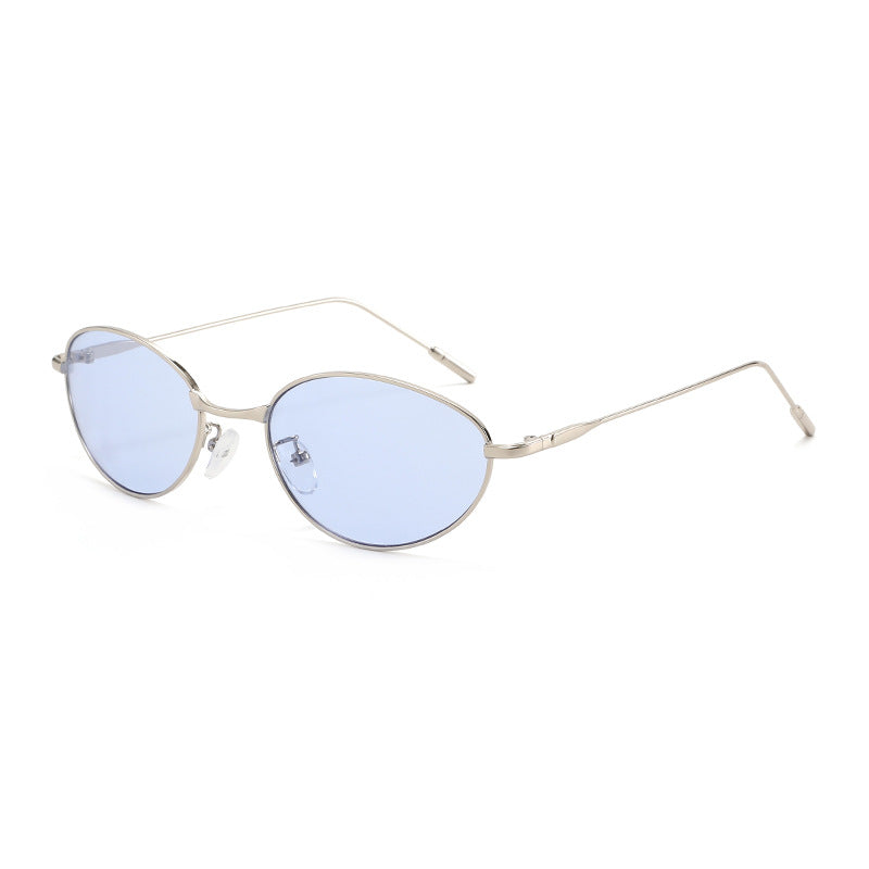 Dame fashionable solbriller i elegant oval design Luvikno