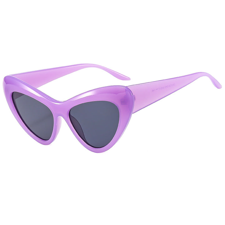 Dame Cat-Eye solbrille i markant design Luvikno