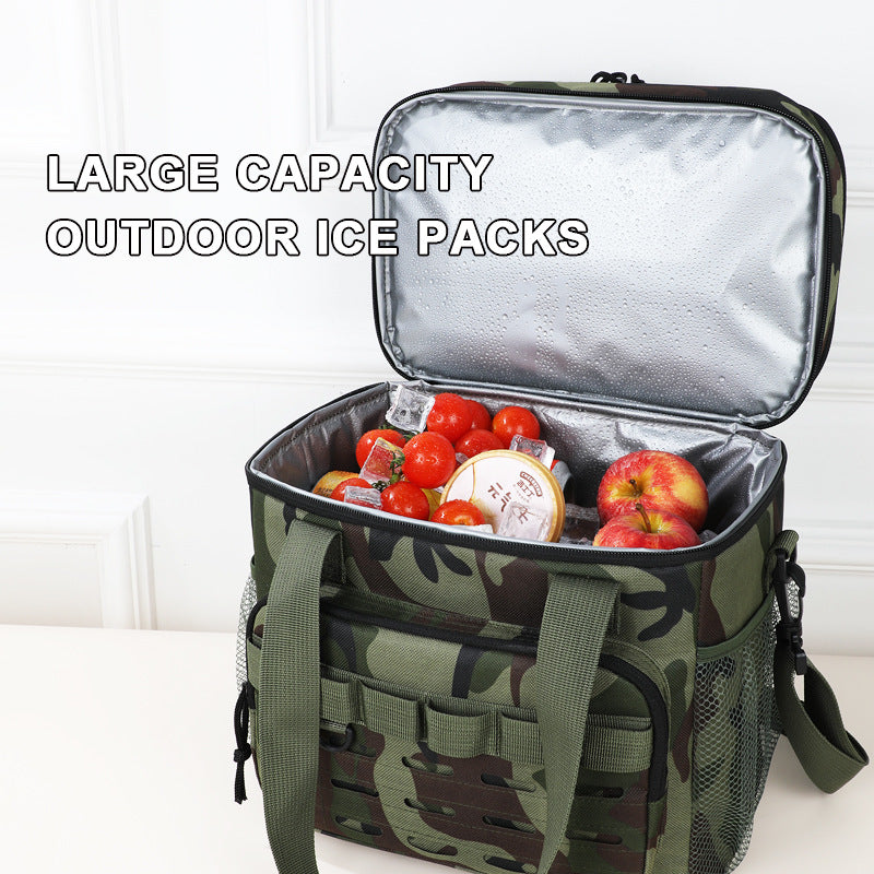 Dame isolert og slitesterk kjølebag i moderne camouflagedesign Luvikno