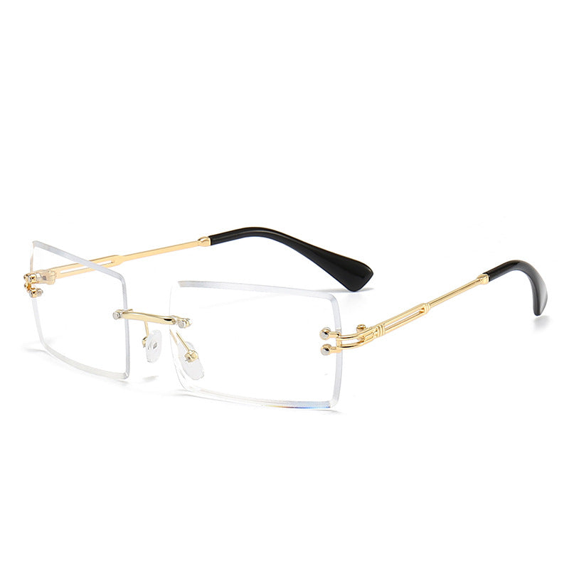 Dame moteriktig rektangulær solbrille med gradientlinser Luvikno