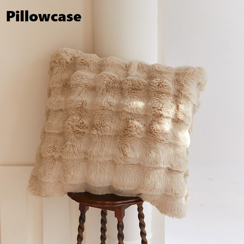 Plush falsk pels kastet for ultimate koselig varme | Luvikno