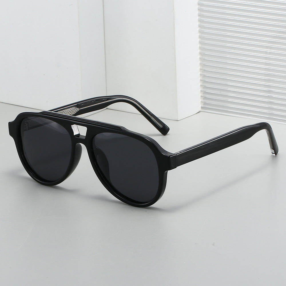 Dame Vintage solbrille med høy kvalitet UV-beskyttelse og moderne skilpaddemønster Luvikno