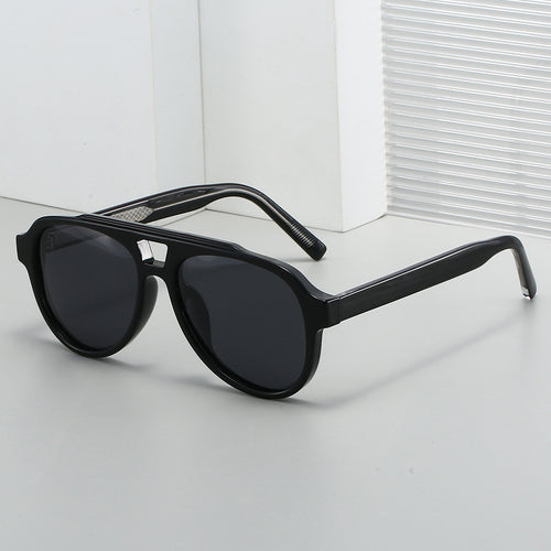 Dame Vintage solbrille med høy kvalitet UV-beskyttelse og moderne skilpaddemønster Luvikno