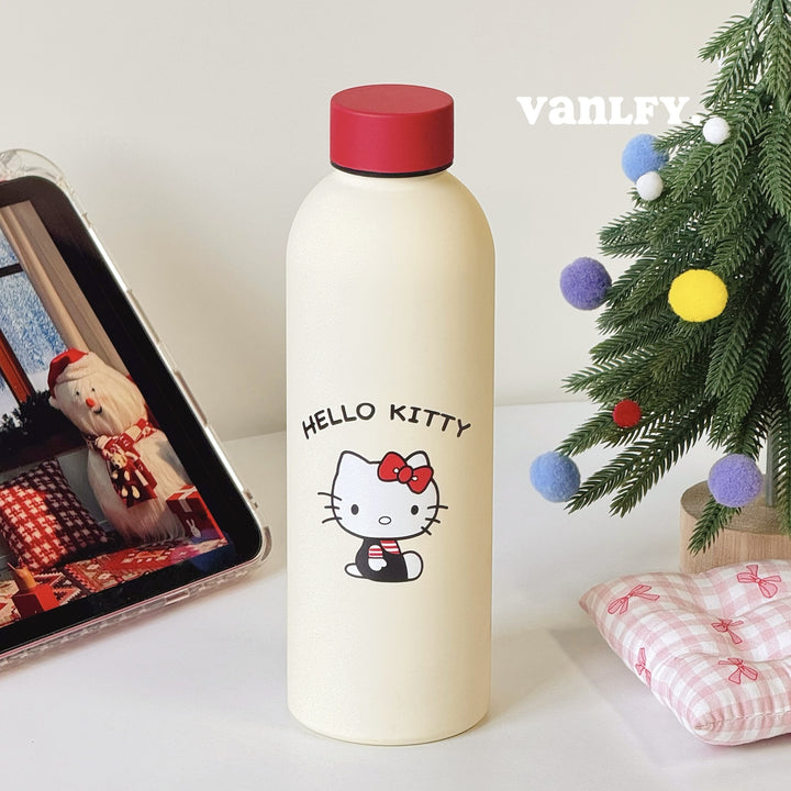 Dame isolerende drikkeflaske med det glade Hello Kitty motiv Luvikno