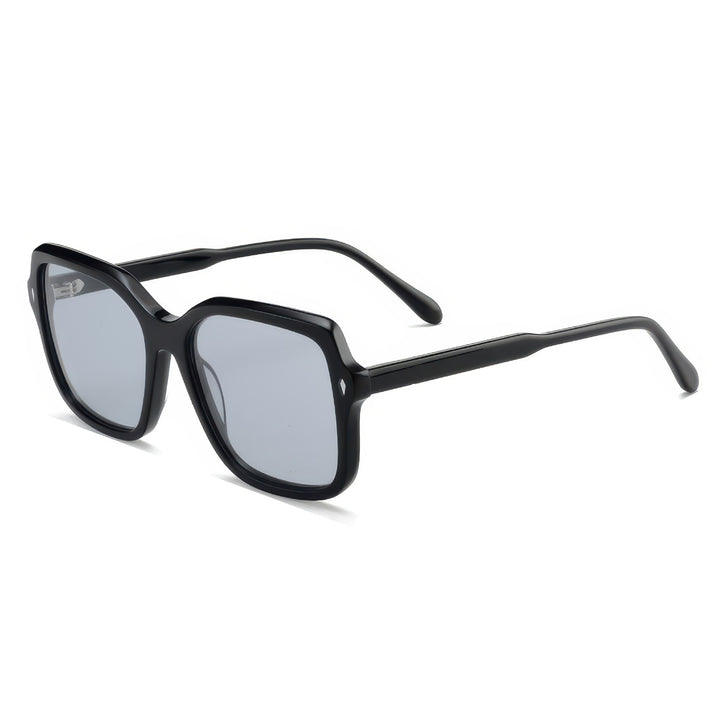 Dame oversized solbriller i moderne design med polariserte linser Luvikno