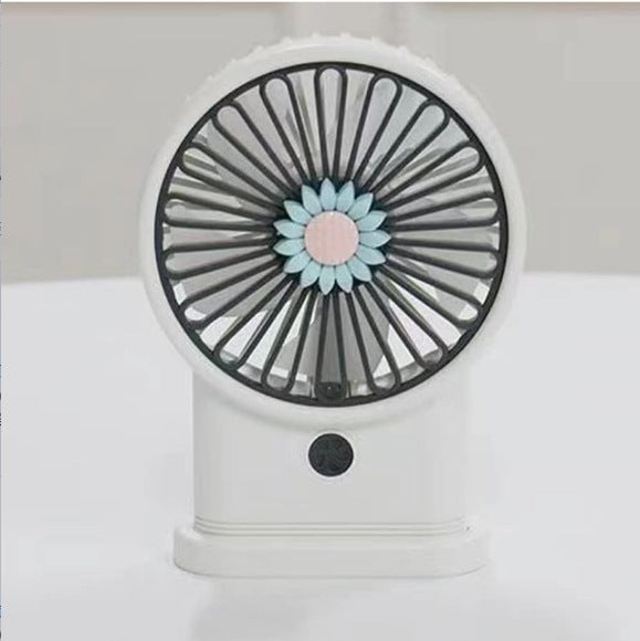 Damen tragbarer Ventilator mit kreativem Blumenmotiv Luvikno