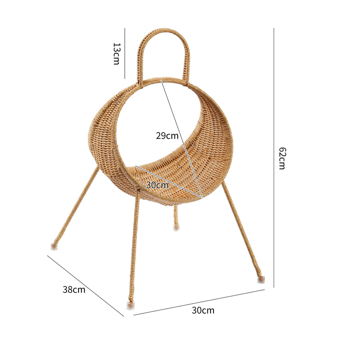 Unisex-designkurv med buet form og ergonomisk bærehåndtak Luvikno