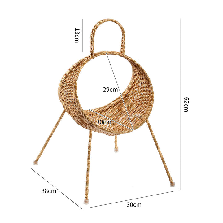 Unisex-designkurv med buet form og ergonomisk bærehåndtak Luvikno
