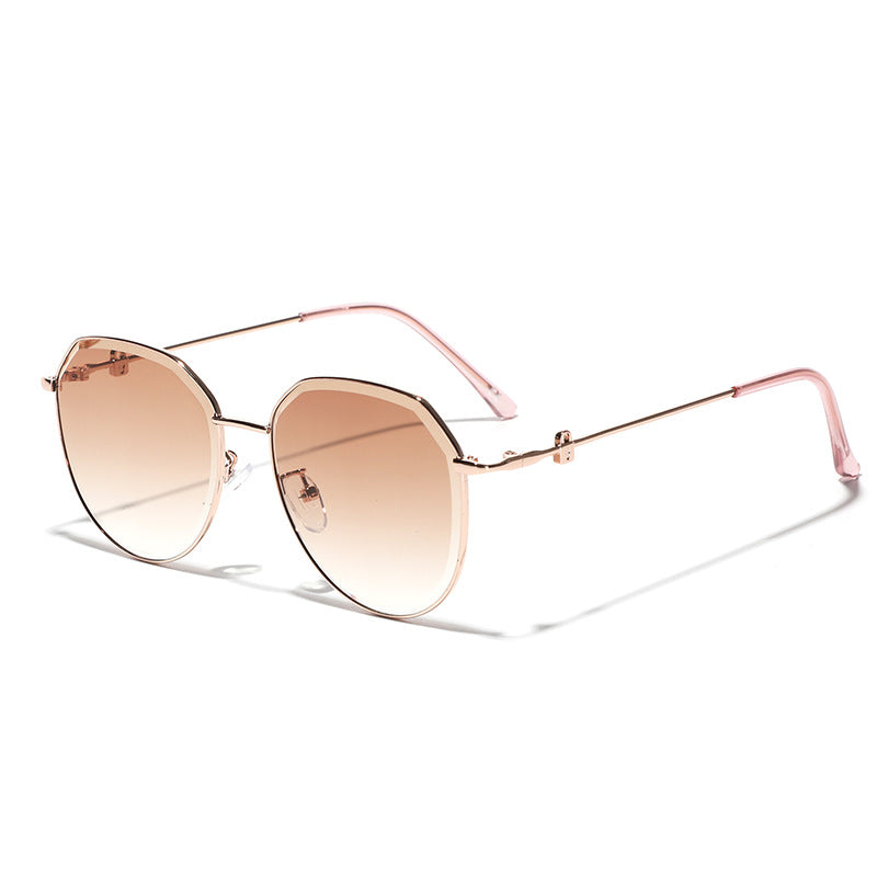 Dame geometrisk solbrille i elegant design Luvikno