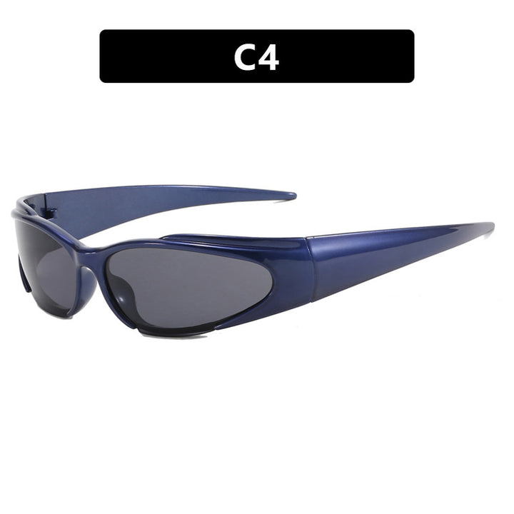 Dame Sporty UV-beskyttende solbrille med aerodynamisk design Luvikno