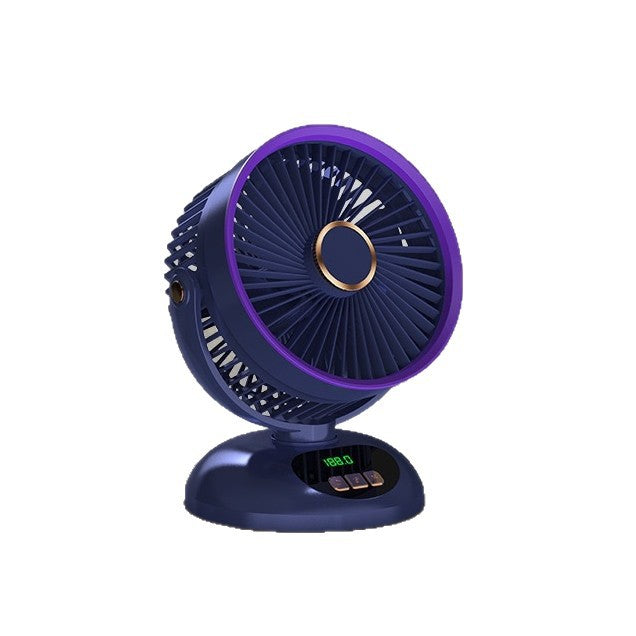 Unisex Bærbar Turbo-Ventilator med digital skjerm Luvikno