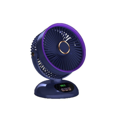 Unisex Bærbar Turbo-Ventilator med digital skjerm Luvikno