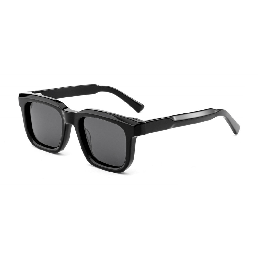 Dame trendy firkantet solbrille med trendy ramme Luvikno
