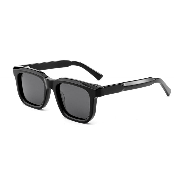 Dame trendy firkantet solbrille med trendy ramme Luvikno