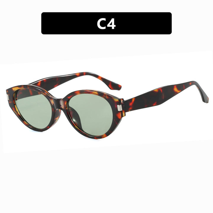 Dames moteriktig solbrille i elegant cat-eye stil Luvikno