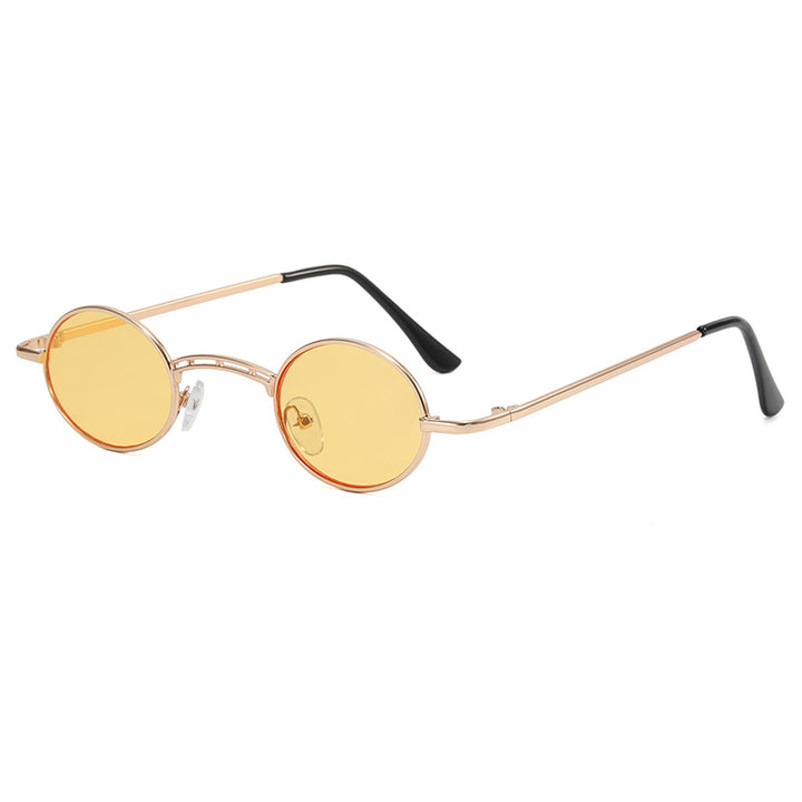 Dame rund fashion solbrille Luvikno
