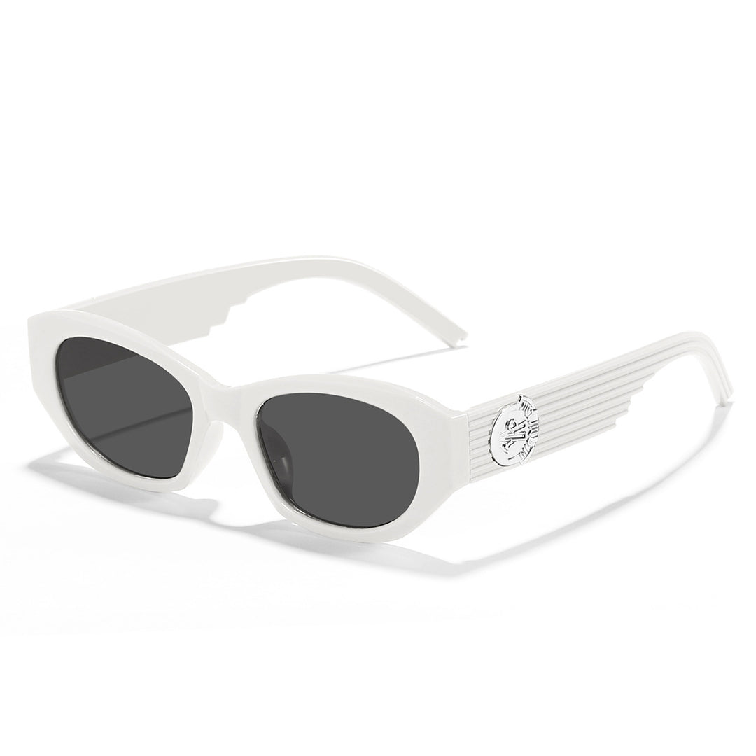 Dame Designer-solbrille i elegant transparent design Luvikno
