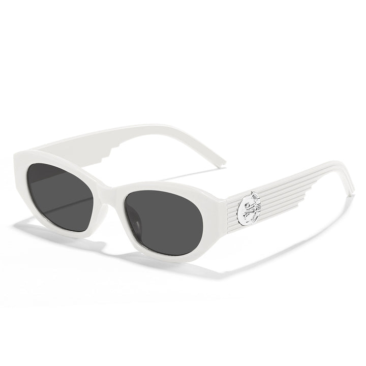 Dame Designer-solbrille i elegant transparent design Luvikno