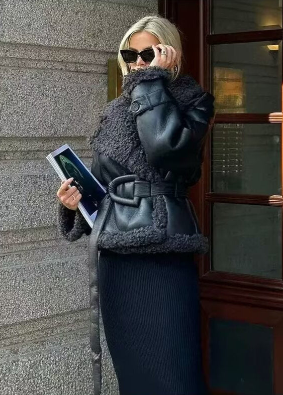 Luvik | Shearling-fôret pilotjakke