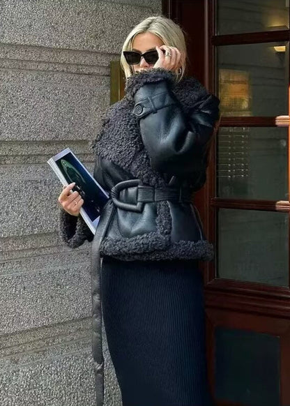 Luvik | Shearling-vuorattu Pilot jacket