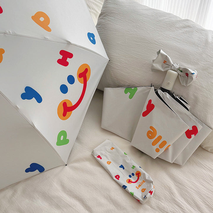 Dame Automatisk Folderegntrekk med lyst design Luvikno