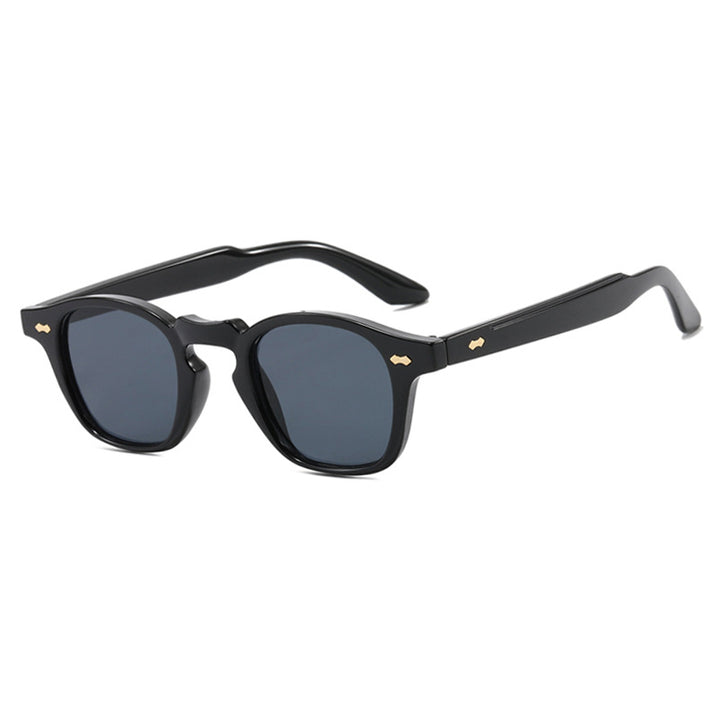 Dame geometrisk solbrille med beskyttende UV-filter og moderne design Luvikno